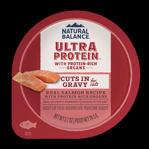 Natural Balance Ultra Protein Wet Cat Food - Salmon & Organ with Gravy - 2.8oz